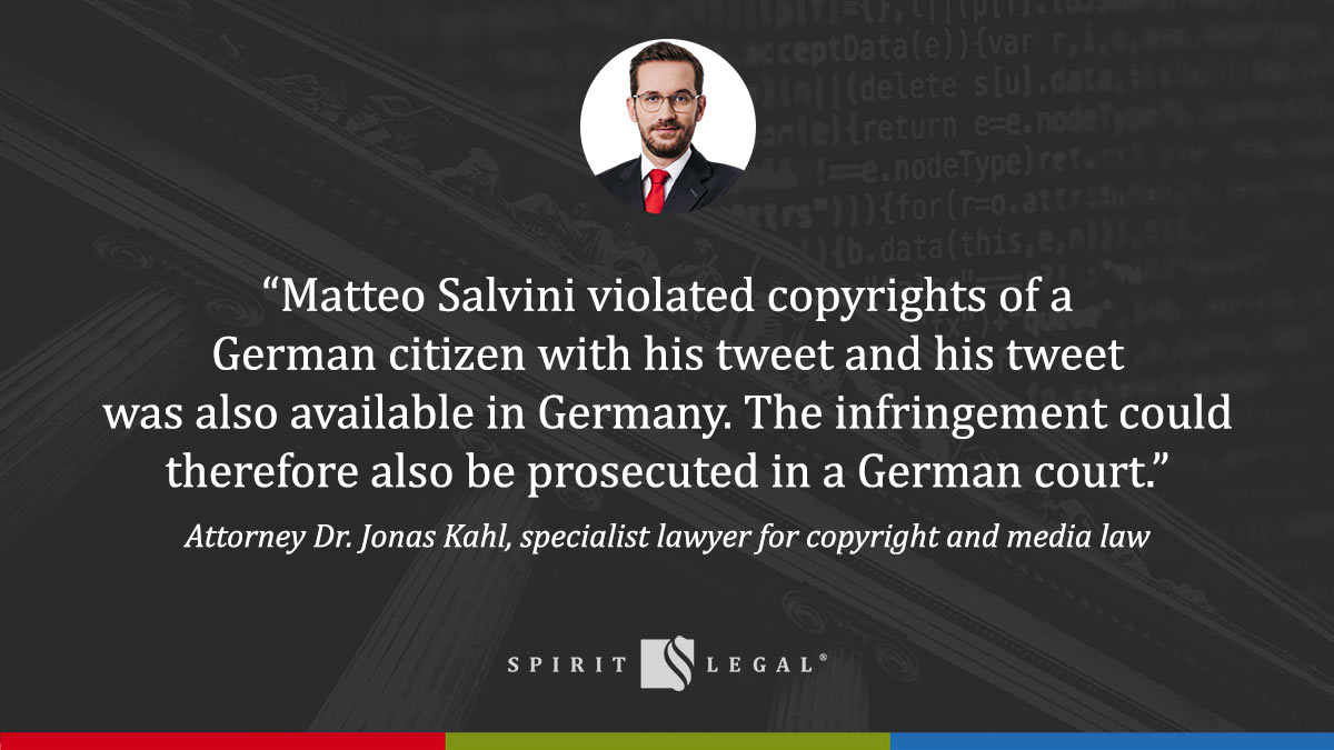 Ruling of the regional court Frankfurt: Sea rescuer obtains a cease and desist order against former Deputy Prime Minister of Italy, Matteo Salvini